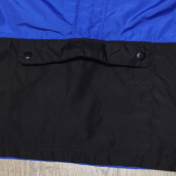 Boys windbreaker pullover jacket blue black 4/5 yr - Picture 4 of 11